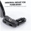 Electric Bike Mirrors Foldable Adjustable Convex Lens 1 Pair 8