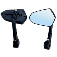 Handlebar Rear View Mirror, Anti-Glare Lens, Universal for Scooter, E-Motorcycle, for 22mm Handle Bar