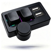 Hot-Swappable Gaming Toetsenbord RGB Bedraad USB Multi-Combinatie/Multi-Media Gaming Aangepast Sneltoets Toetsenbord Zwart