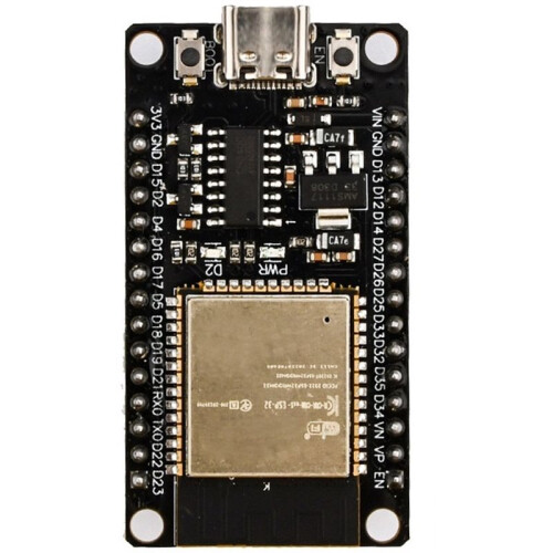ESP-32 Development Board Wi-Fi +  2-in-1 Development Board, Dual-Core CPU, Low Power, CH340C Type-C Interface