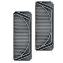 2 Stück Rutschfeste Tropf- und Auslaufmatten/Schalen für Wasserspender, Kühlschränke und Kaffeemaschinen