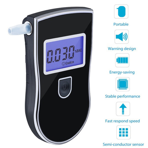 AT-818 Breathalyzer Tester Portable Digital Display 2