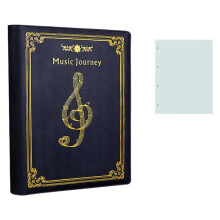 Sheet Music Folder Choir Holder Organizer Binder for Letter Size Music, Writable 40-Page Choir Folder