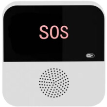 Sistema de Pager WiFi Sem Fio para Cuidadores de Idosos Recurso com Botão de Chamada de Emergência SOS, para Idosos e Pacientes