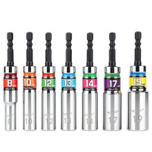 7-Teiliges 1/4" Antrieb Universelles Schlagverlängerungssteckdosen-Set (Metrisch 8-19mm), Geeignet für Verschiedene Wartungsaufgaben