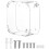 Acrylic Protective Case Holder Clear Desk Stand Base for   M4 / M4 Pro, Multifunctional Wall-Mount Base 1