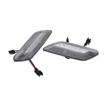 261662708R 261612750R Luz de Sinalização Lateral Sequencial LED para DACIA Sandero III Stepway MK3 2021-2025 Transparente