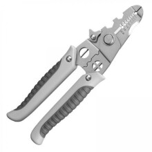 3xWire Stripper Screwing Unscrewing Electricians Portable Wire Cutter Stripper Silver with Marks