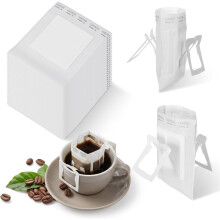 500 Pcs Coffee Filter Paper Bag, Disposable Hanging Ear Drip Coffee Bags,Fast Brewing, for Home,Office Travel Camping