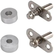 Heavy-Duty Rotation Mounting Hardware Adjustable Silent Pivot Windows Hinges Corrosion-Resistant Smooth Rotation