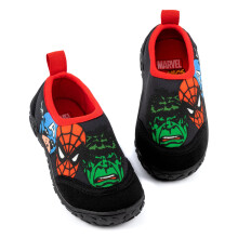(10 UK Child) Marvel Avengers Aqua Shoes (Boys Black)