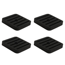 4PCS Rubber Isolation Pads Shock Absorbing Feet Sound Isolation Anti-Vibrations Pads for Washing Air Conditioner