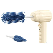 Electric Spins Scrubber with Replaceable Brush  Bottle Effective Tool Efficient Bottle