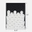 Hand-Painted  Wall Art, Unframed Halloween Canvas Decor for Mantel Shelf or Tabletop Display 1