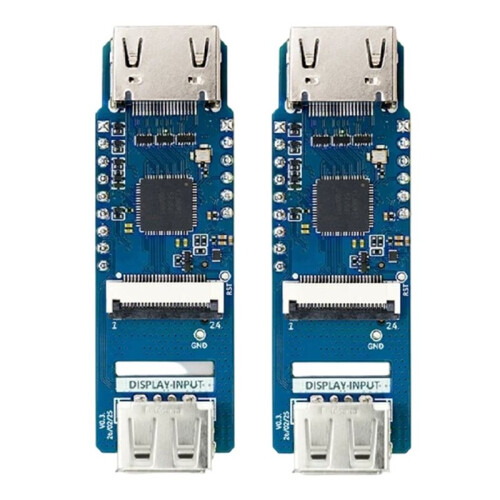 2PCS M5 AddOn Display in Expansion Module for PoE-P4 -Compatible Video Input Expansion Module