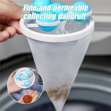 6PCS Washing Machine Lint Catcher, Floating Pet Hair Filter for Top Load Washer, Reusable Floating Mesh Lint Catcher