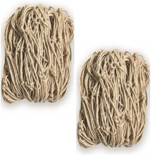Jute Trellis Netting for Climbing Plants Jute Plant Support Net for Garden HempRope Net with 5.9 InchMesh(3.3 X 6.5 FT)