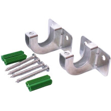 2Pcs Garden Hose Reel Wall Hangers Rustproof with Screws Storage Rack for Water Backyard Ropes Extension Coards Outside