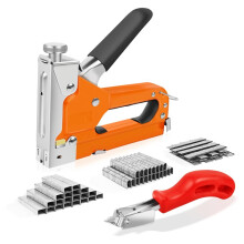 Heavy Duty Staple Gun 3-in-1 Upholstery Staple Nail Gun with 3000 Staples for Home DIY Projects