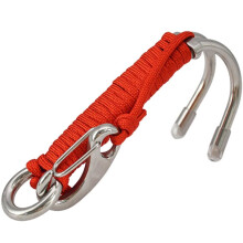 Cave Dive Hooks: Sturdy, Stable Safety Equipment for Underwater Activities and Photography Red