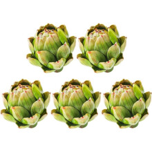 5Pcs Small Faux Artichokes, Bowl Filler Decor for Home, Lifelike Fake Vegetable & Fruit Decor,for Home & Table Decor