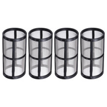 100 Mesh Inline-Filter Ersatz - 4 Stück Edelstahlfilter für Gartenschlauch