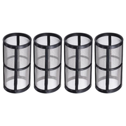 100 Mesh Inline-Filter Ersatz - 4 Stück Edelstahlfilter für Gartenschlauch