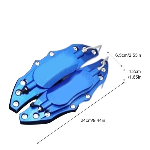 Aluminum Brake Caliper Covers Strong Strength General Fit 2