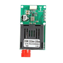 100KM TTL Optical Transceiver Module FC Interface Fiber Transceiver Optical Terminal Equipment AV/VCC/GND TX