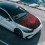 Car Hood Cover Polyester Elastic Red Halloween Print 4