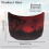 Car Hood Cover Polyester Elastic Red Halloween Print 7