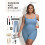 Women's Tummy Control Bodysuit Mid-Thigh Butt Lifter 5