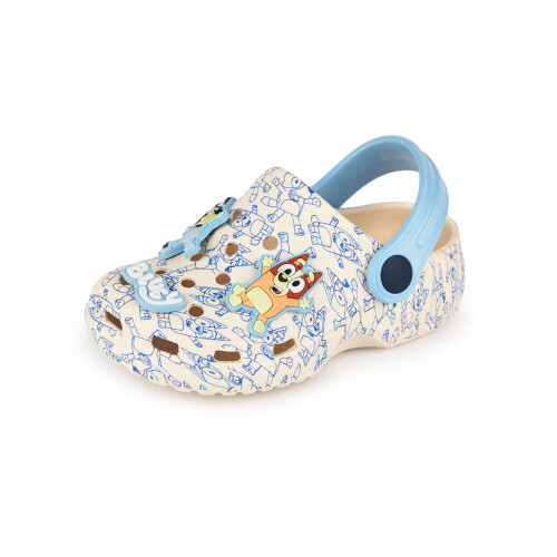 (8 UK Child) Bluey Clogs (Boys Grey)