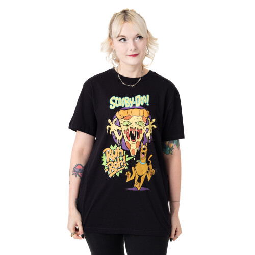 Scooby Doo (Medium) Scooby Doo Short Sleeved T-Shirt (Unisex Black)