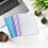 DJJGXAN Clear Letter-Size Document Folders 5-Pack 8.46" x 6
