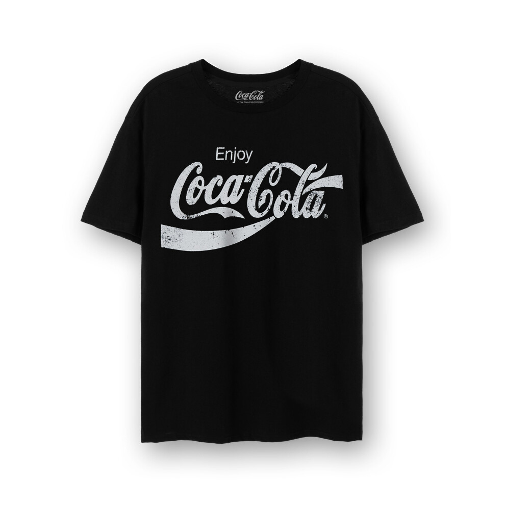 Coca Cola (Xx-Large) Short Sleeved T-Shirt (Unisex Black)