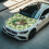 St. Patrick's Day Clover Car Hood Cover – Stretchable 3