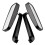 Motorcycle Side Rearview Mirrors Black 2