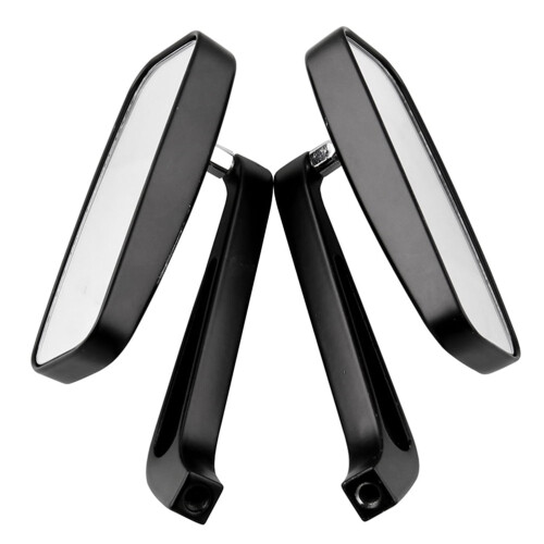 Motorcycle Side Rearview Mirrors Black 1