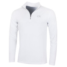 (XXL, White) Calvin Klein Mens Newport HZ Long Sleeve Lightweight Wicking Sweater