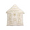 Snow House Pillow White Plush 17.7 Inches 1