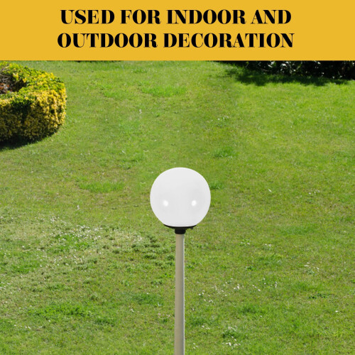 Outdoor Globe Light Fixture Round Plastic Cover 1 Pack 2