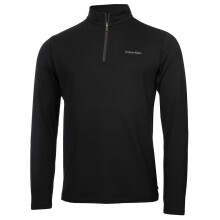 (M, Black) Calvin Klein Mens Newport Half Zip Thermal Breathable Lightweight Sweater