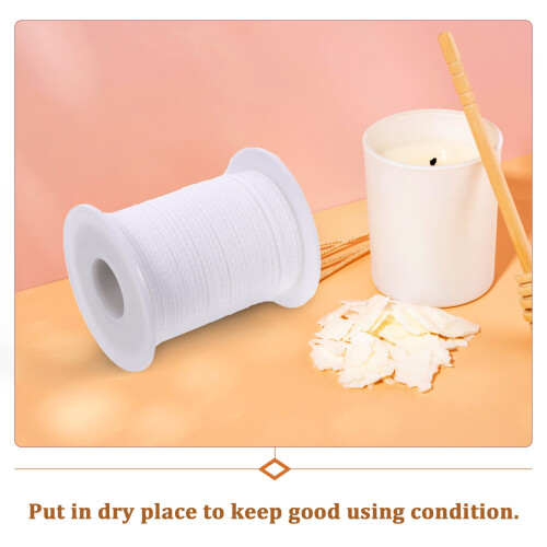 Cotton candle wicks with tabs 1 set 1