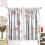 Flower Curtains Watercolor Pink Peach Blossom Pattern 3