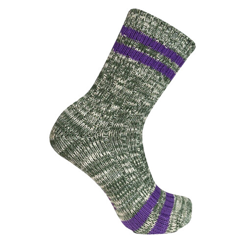 Merrell Merrell Womens/Ladies Stripe Crew Socks 1