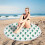AuroraX Sandproof Quick-Dry Boho Beach Blanket 60x60 in 4