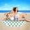 AuroraX Sandproof Quick-Dry Boho Beach Blanket 60x60 in 3