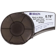 Brady Self-laminating Vinyl tape for BMP21-PLUS; BMP21-LAB; BMP21; IDPAL; LABPAL 19.05 mm X 4.30 m
