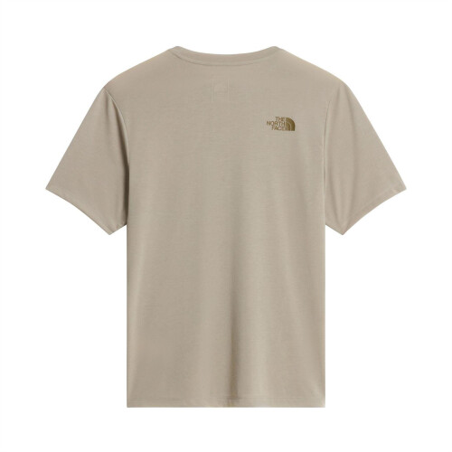 The North Face (XXL, Stone Grey) The North Face Mens Foundation Logo Polyester T-Shirt 1